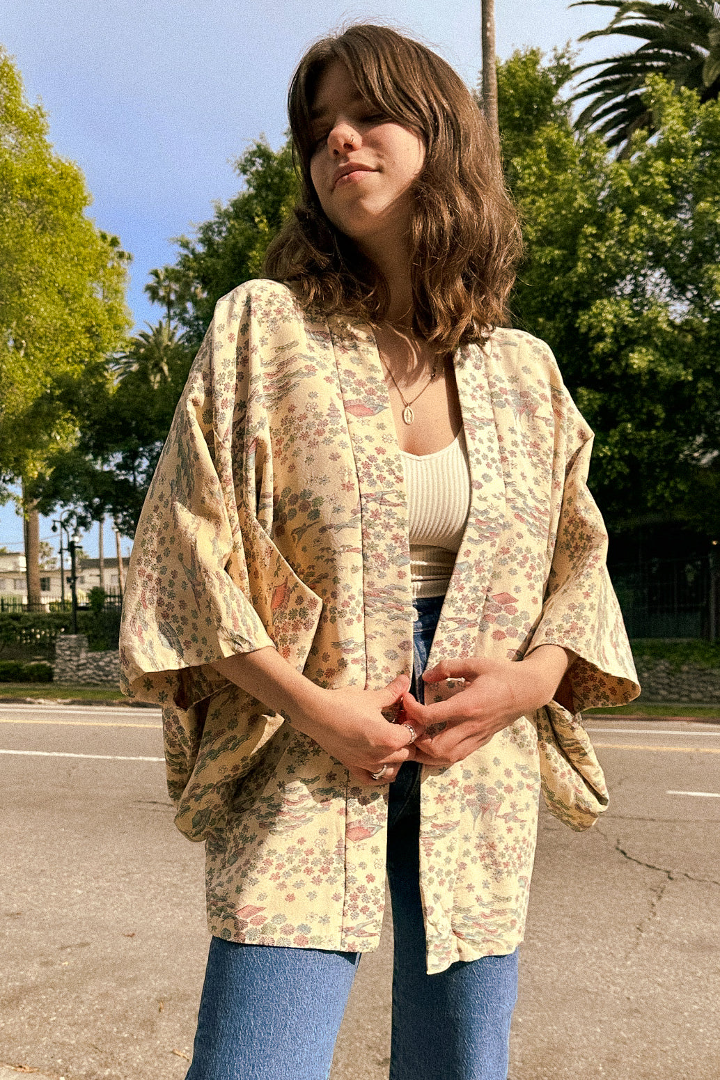 Vintage Kyoto Kimono Outerwear The Canyon Vintage