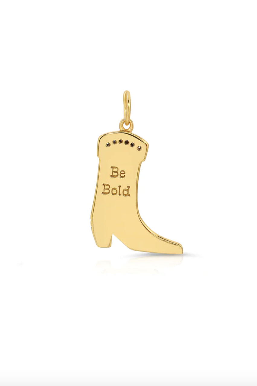 Giddy Up Boot Necklace 14k Gold Jewelry Jurate