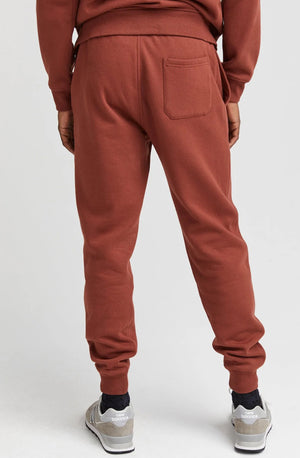 Rec Flc Tapered Sweatpant - Red Mahogany Bottoms Richer Poorer