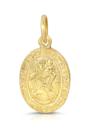 Mini Saint Christopher Charm Jewelry Joy Dravecky