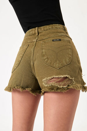 Dusters Short Layla - Army Green Bottoms Rolla's