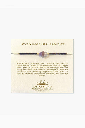 Love and Happiness Bracelet Bracelets Cast of Stones