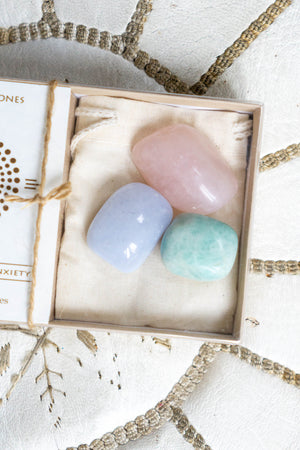 Calming and Anti-Anxiety Stone Set Home Cast of Stones