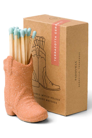 Match Holder - Cowboy Boot Home Paddywax