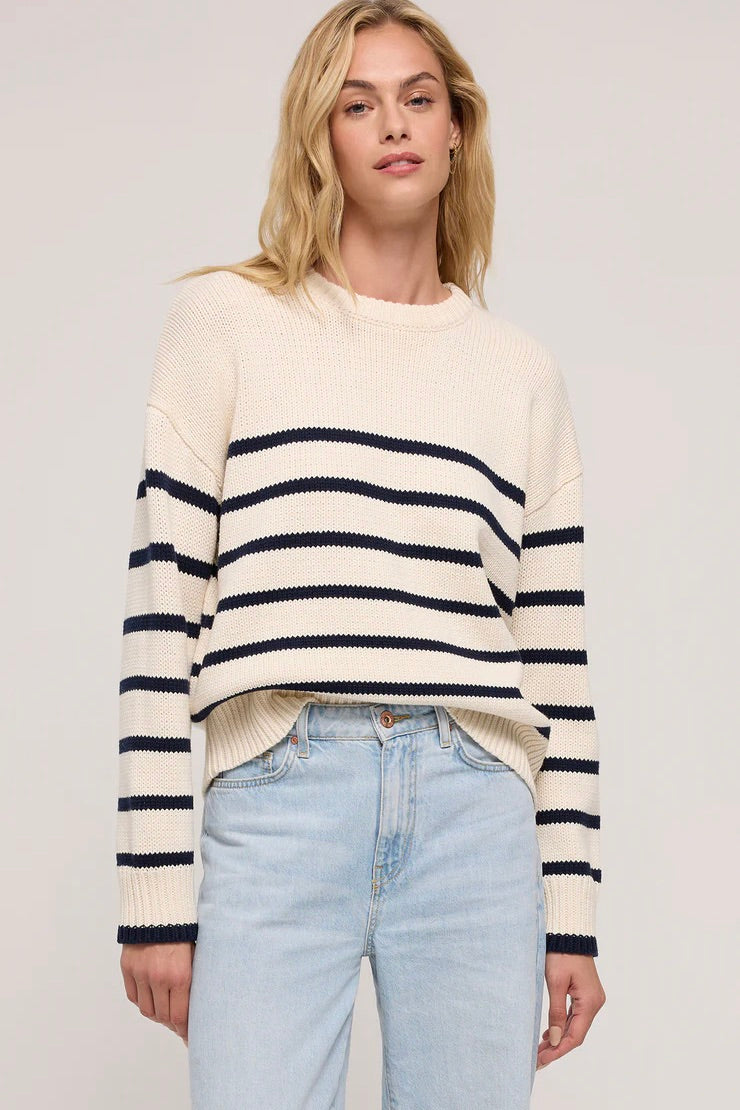 Boyfriend Stripe Sweater Sweaters Z Supply