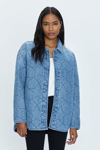 Alyssa Oversized Quilted Shacket Outerwear PISTOLA