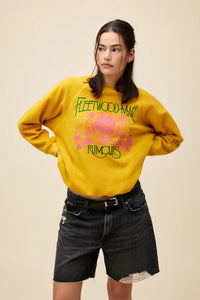 Fleetwood Mac Floral Reverse Sweatshirt Sweaters Daydreamer