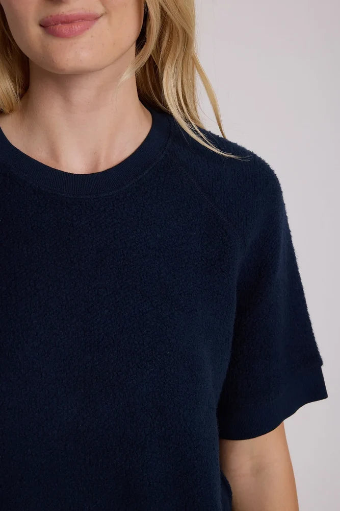 Kennedy Short Sleeve Crew Neck Sweatshirt Sweaters Perfect White Tee