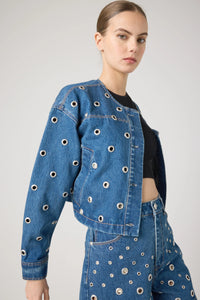 Silver Dream Denim Jacket Outerwear Blank NYC