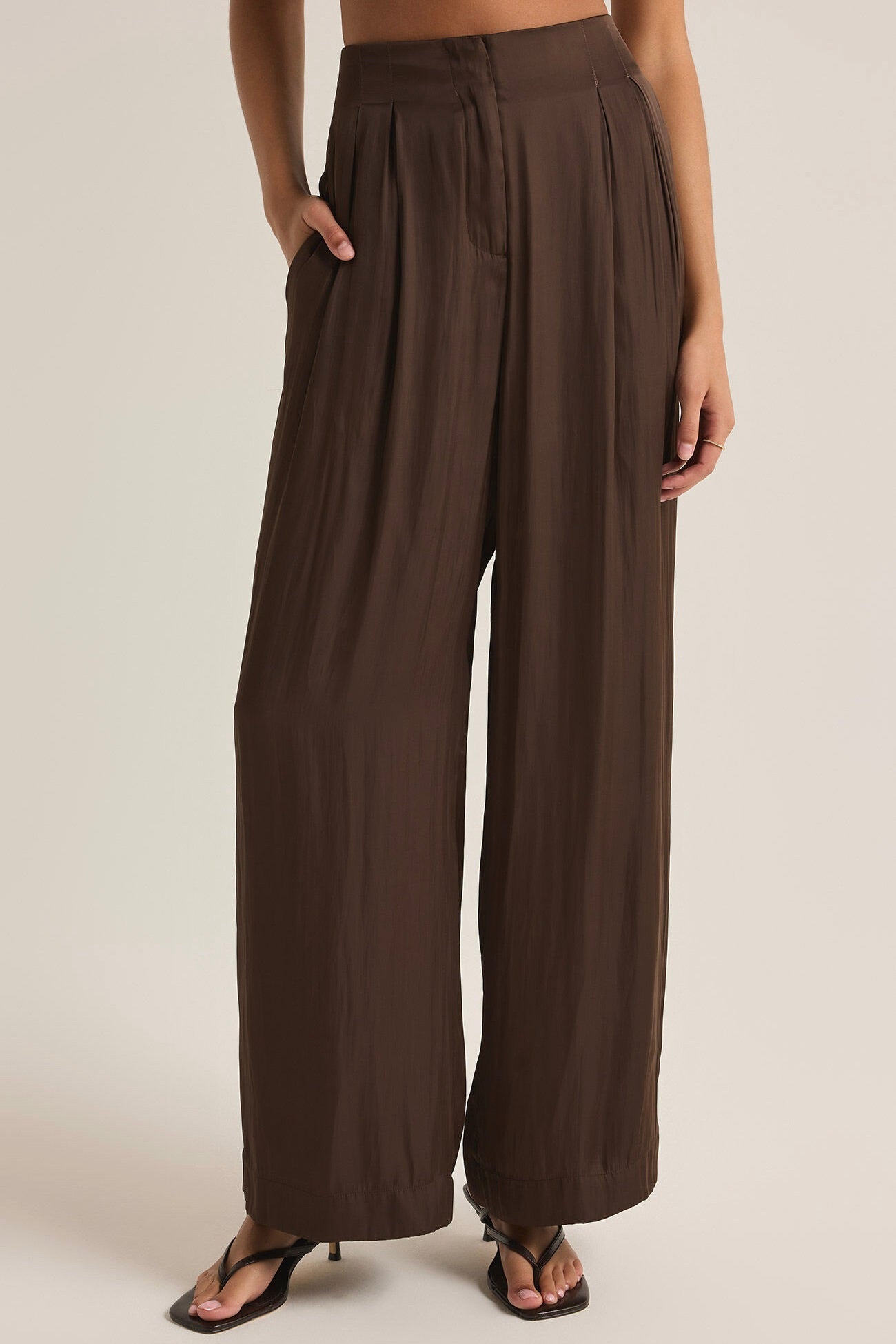 Lisse Wide Leg Pant Bottoms Z Supply