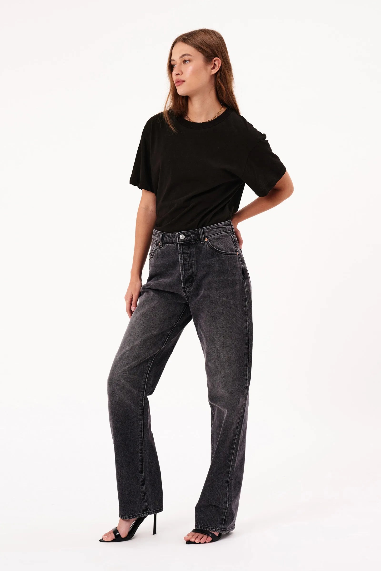 90s Relaxed Worn Denim Bottoms Rolla's