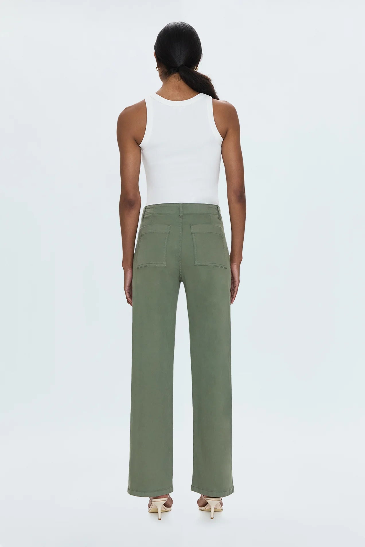 Nicole Full Length Wide Leg Pant Bottoms PISTOLA