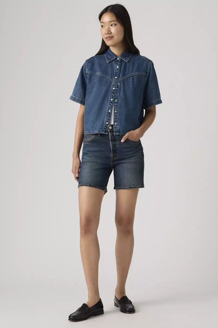 501 Mid Thigh Short - Quit Shift