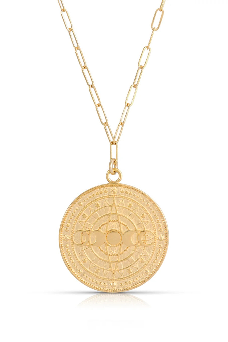 Lunar Phases Charmed - 14k Gold Jewelry Jurate