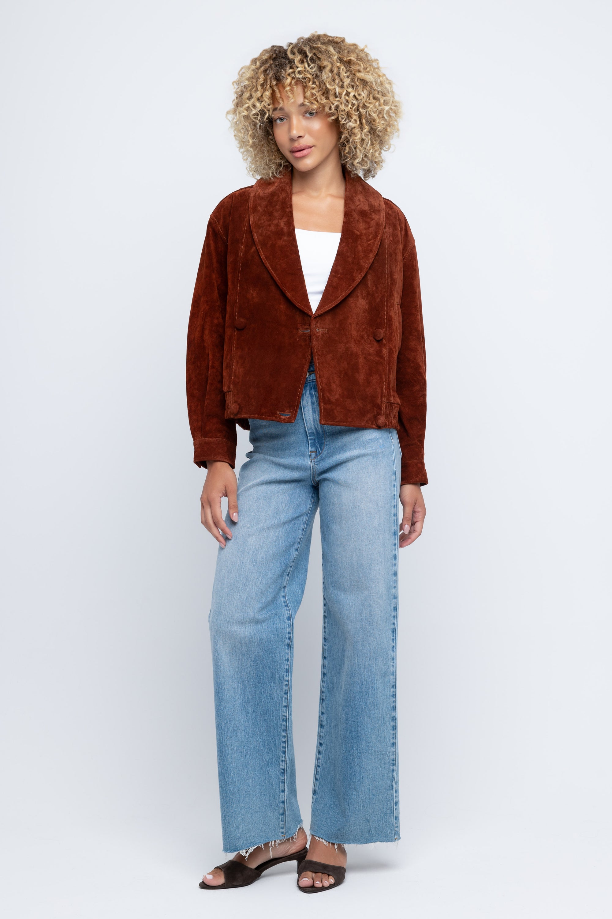 Root Beer Suede Jacket
