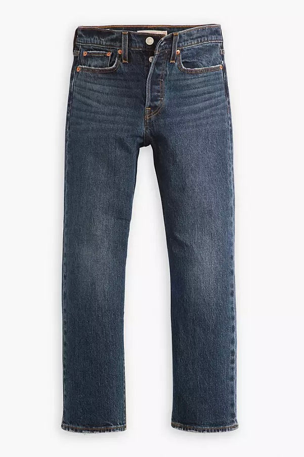 Wedgie Straight - Indifferent Indigo Bottoms Levi's