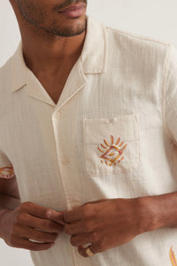 Embroidered Resort Shirt Tops Marine Layer