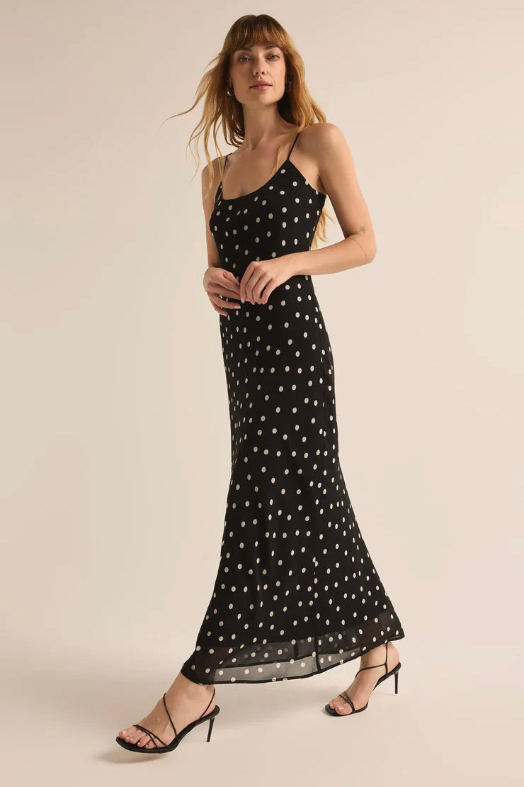 Cecily Polka Dot Slip Dress Dresses Z Supply