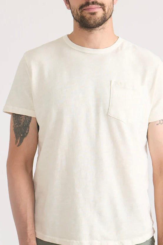 Vintage Heavy Slub Pocket Tee Tops Marine Layer