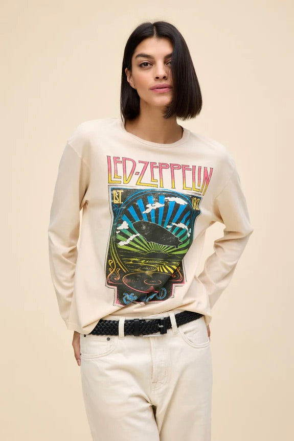 Led Zeppelin Reflection Crew Long Sleeve Tops Daydreamer