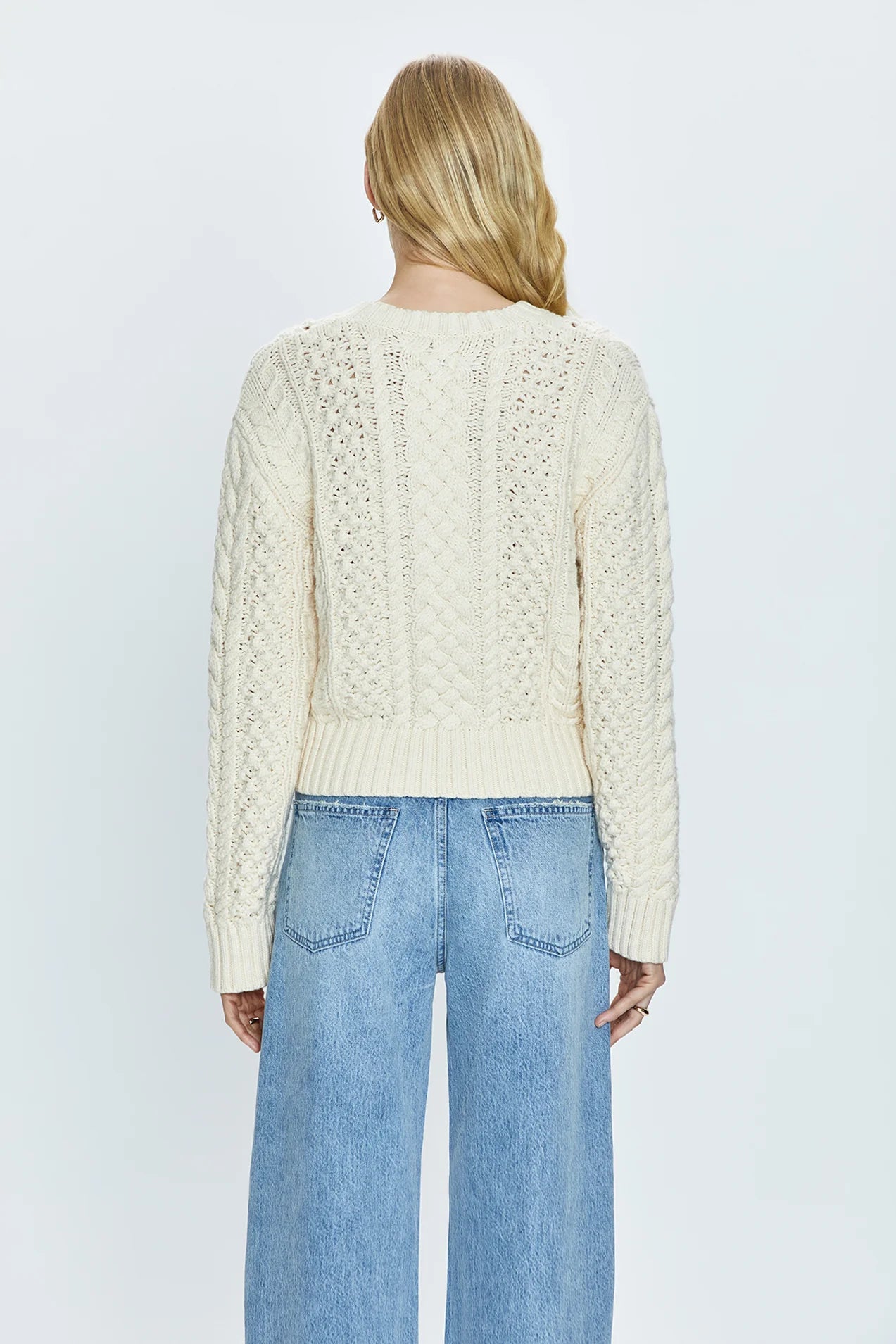 Quinn Shrunken Fisherman Sweater Sweaters PISTOLA