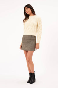 Cable Knit Sweater - Cream Sweaters Rolla's