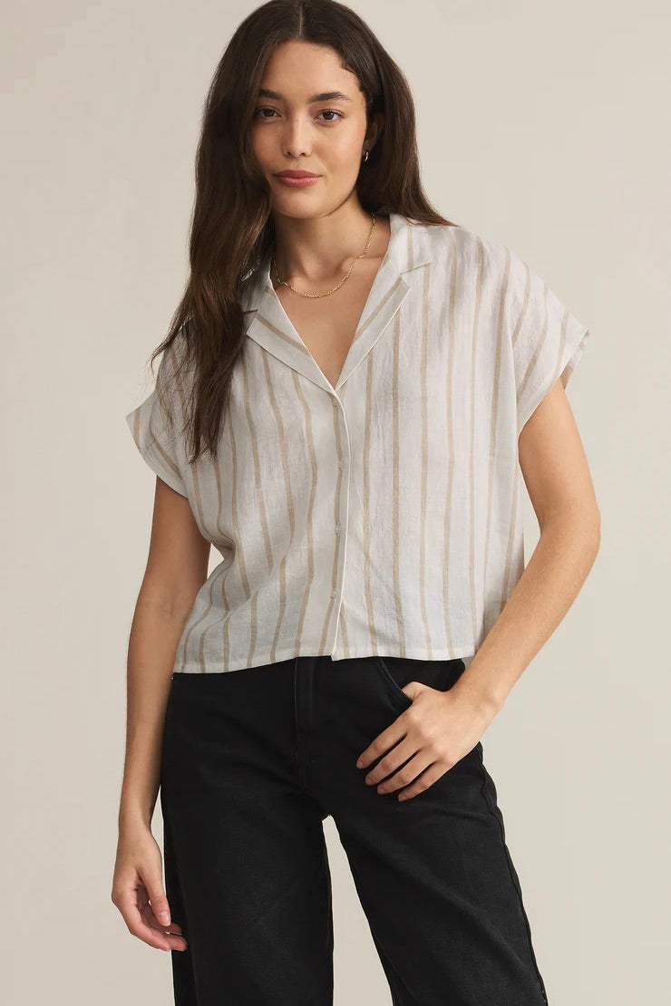 Parallel Button Down Top Tops Z Supply