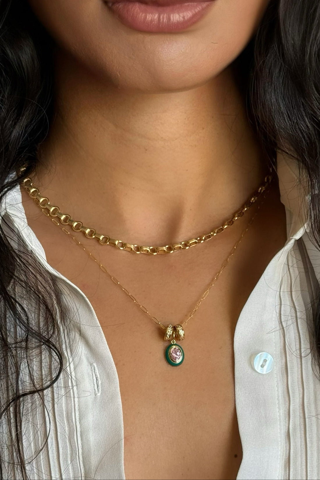 Adorn Charm Set Necklace 14kt Gold Filled Jewelry Jurate