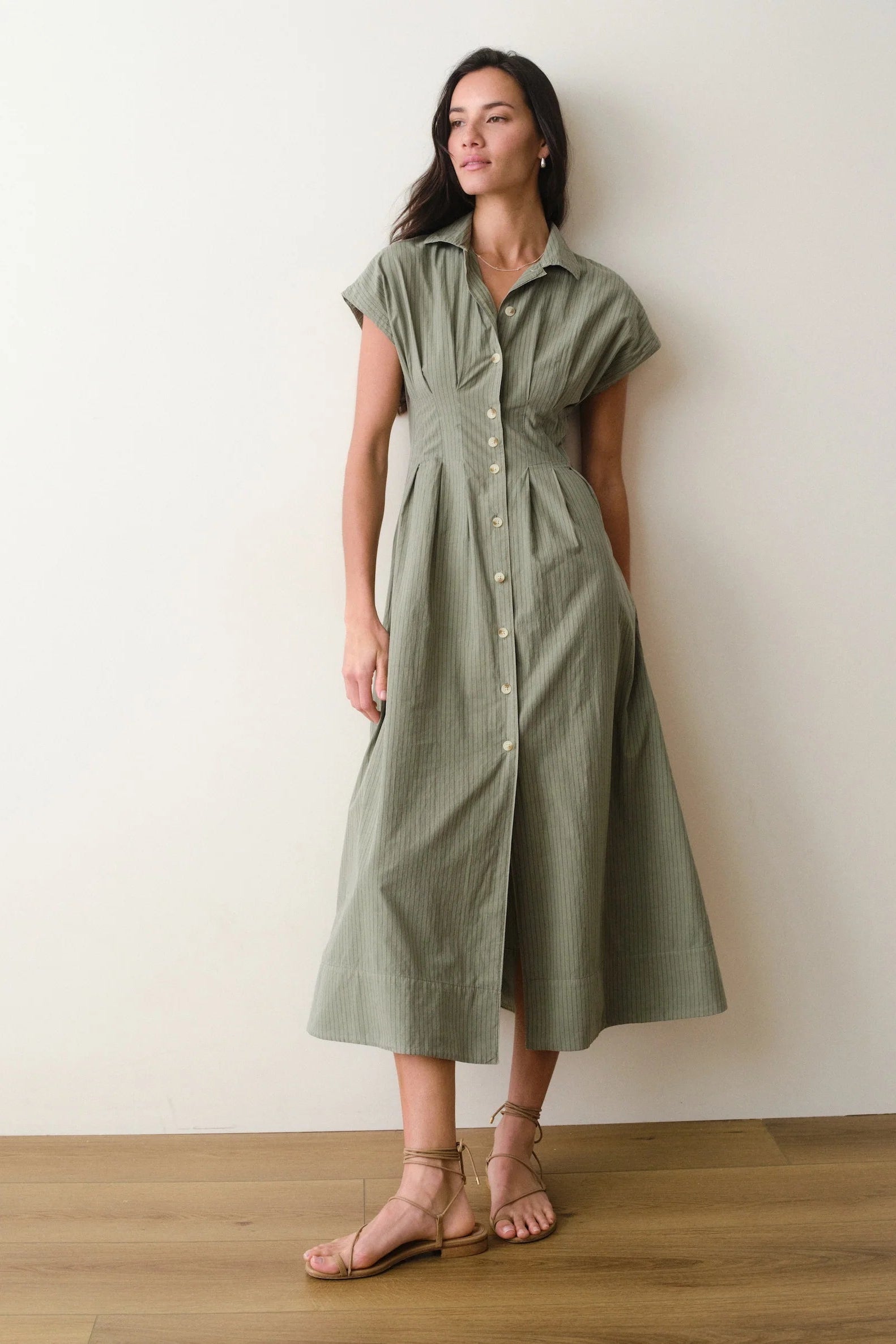 Arden Midi Shirt Dress Arden Midi Shirt Dress