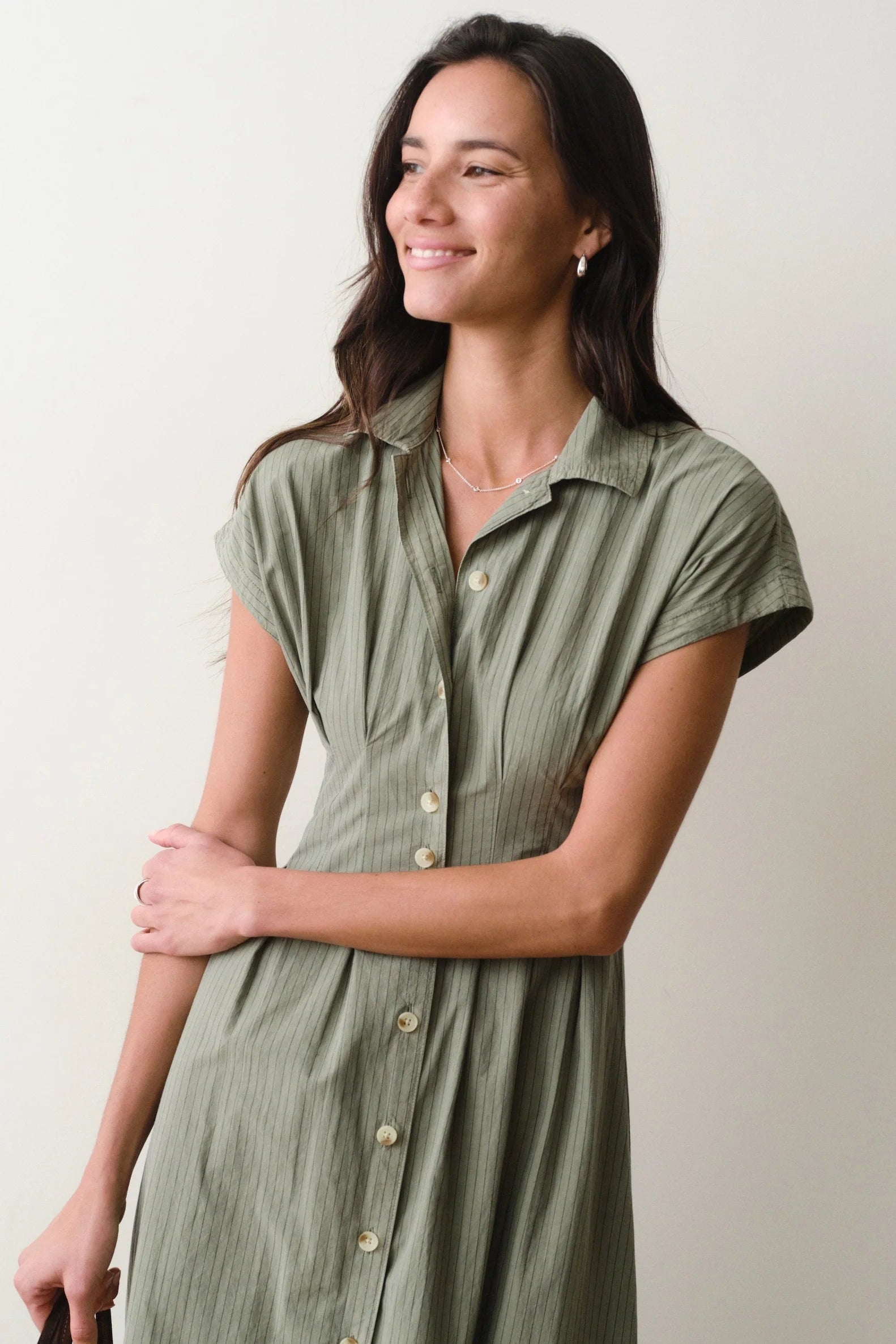 Arden Midi Shirt Dress