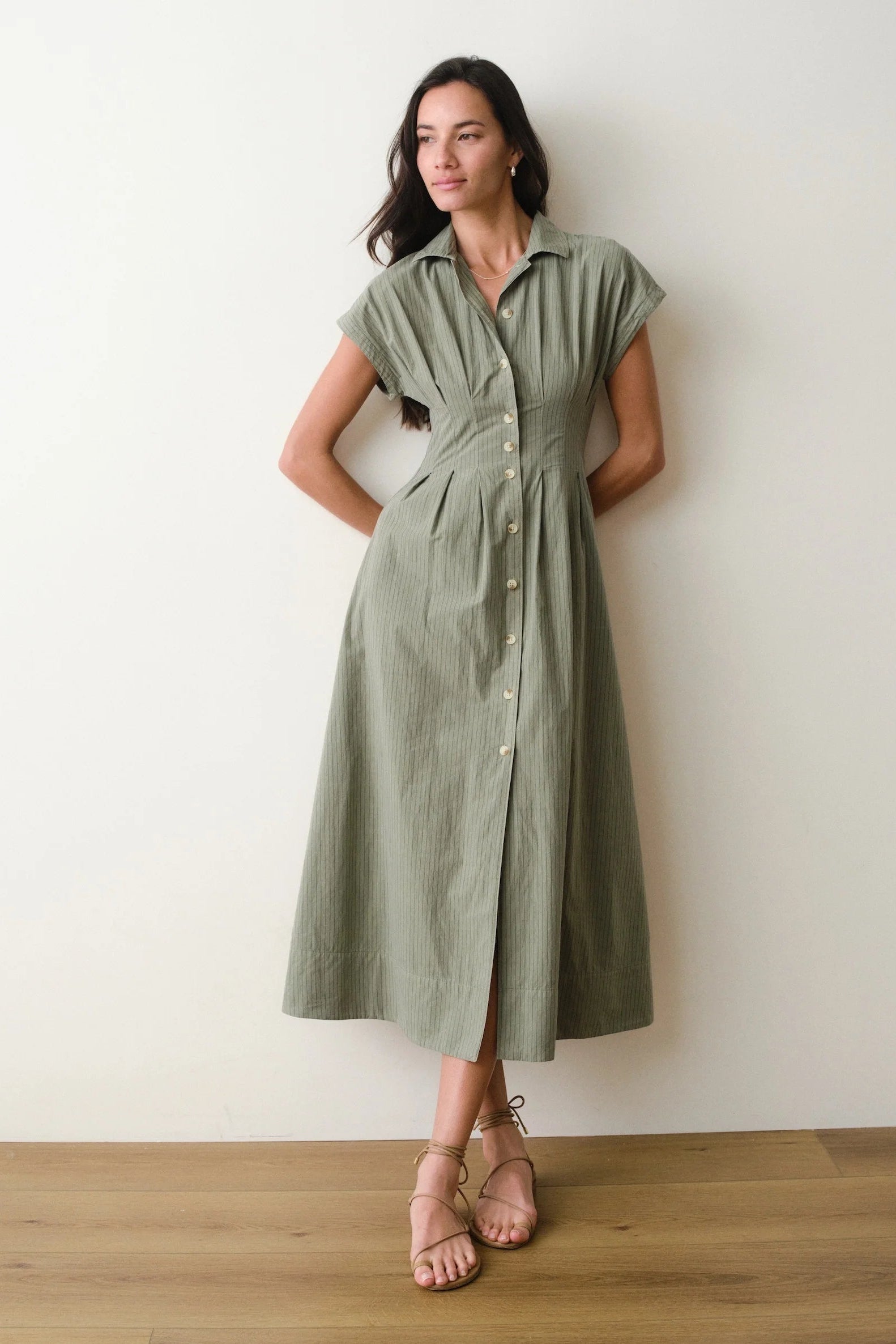 Arden Midi Shirt Dress