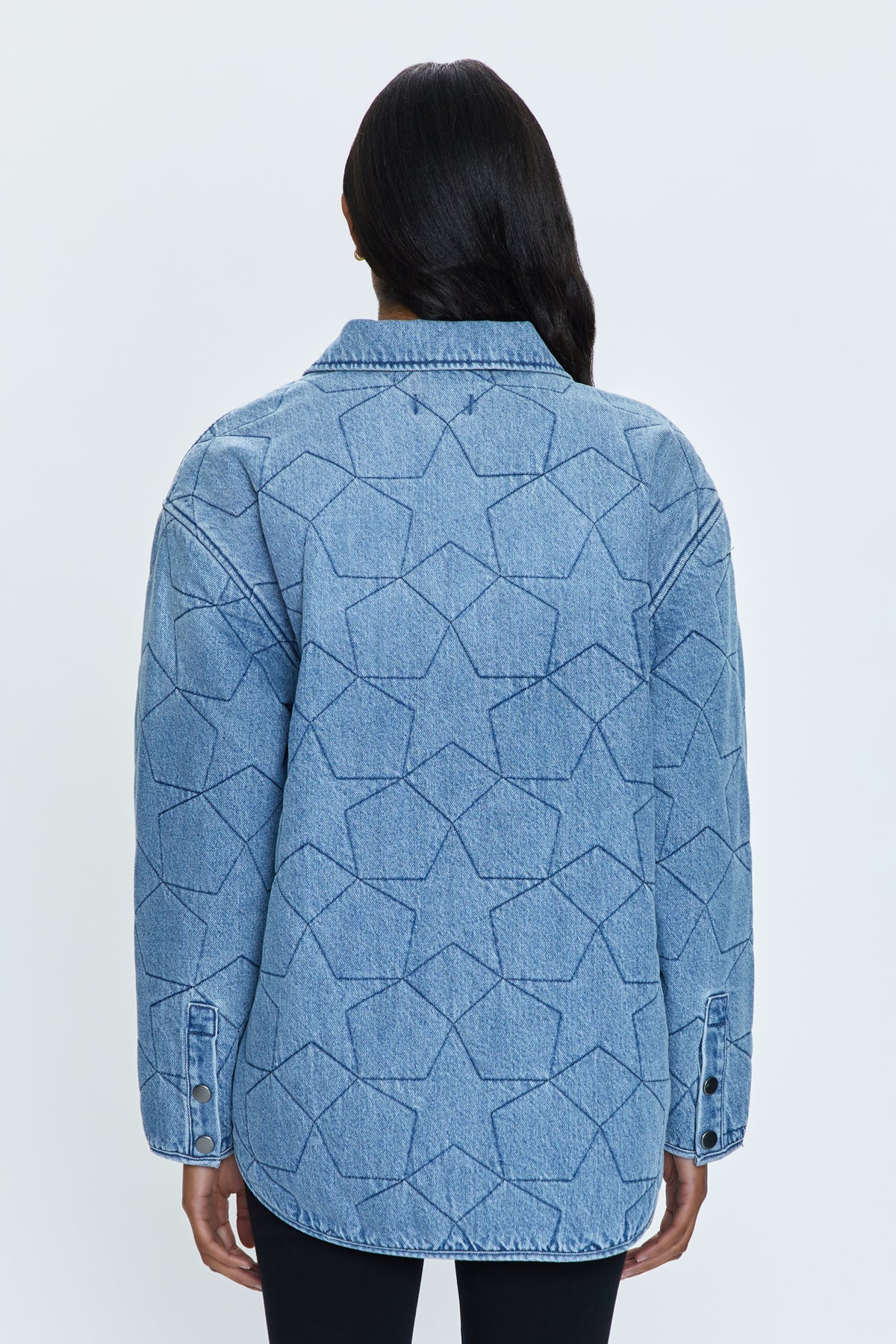 Alyssa Oversized Quilted Shacket Outerwear PISTOLA