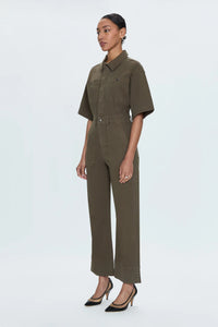 Bernice Jumpsuit - Deep Olive Dresses Pistola