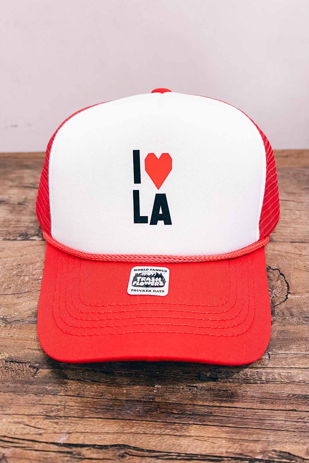 I Love LA Trucker Hat Apparel & Accessories The Canyon