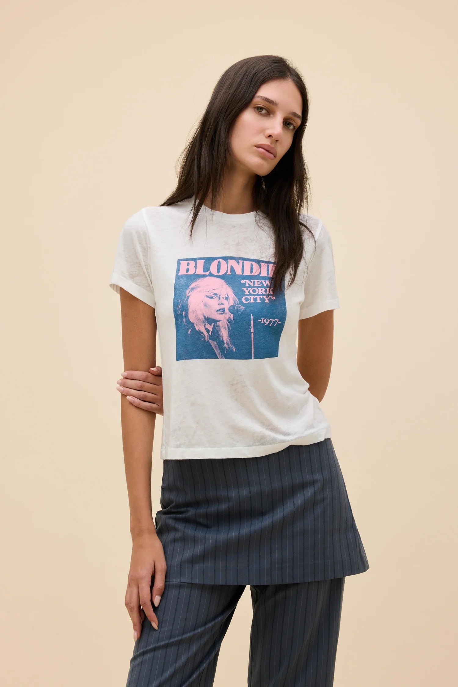 Blondie Magazine Burnout Vintage Tee