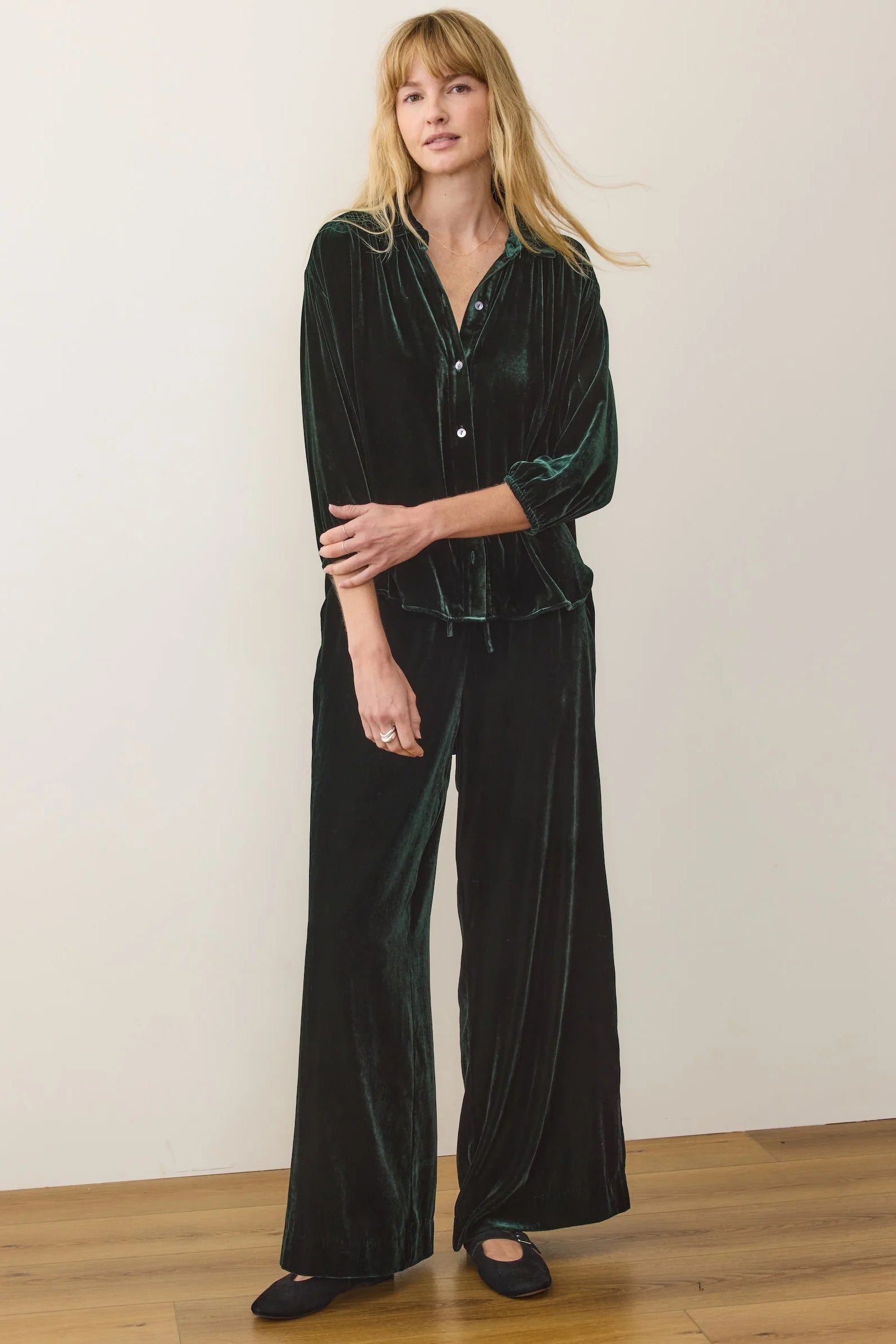 Bella Velvet Drawstring Pant