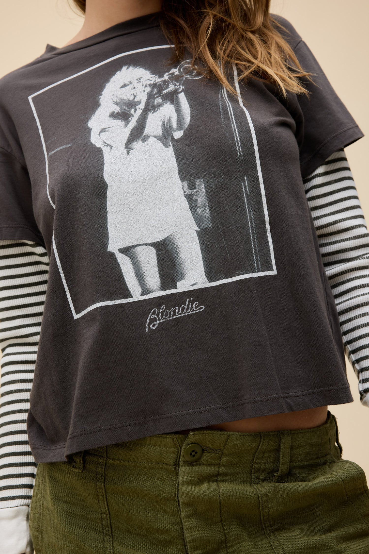Blondie Debbie Trumpet Photo Solo Twofer Long Sleeve
