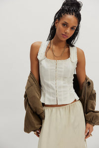 Bridgette Corset Top Soli Tops Free People