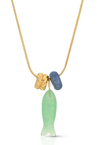 Catch Of The Day - Amazonite 18k Gold Jewelry Jurate