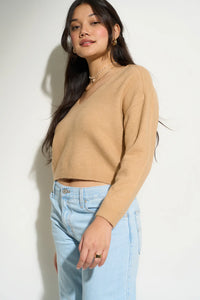 Camielle Knit Pullover - Camel Sweaters Callahan