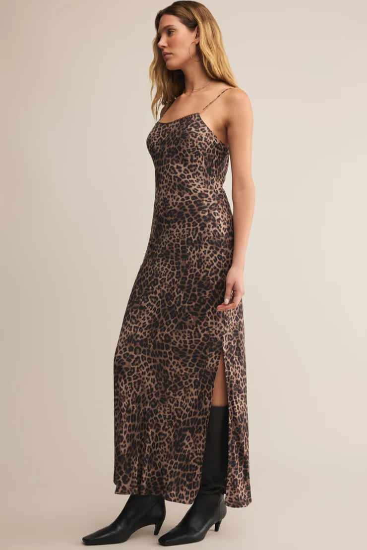 Cielo Leopard Midi Dress Dresses Z Supply