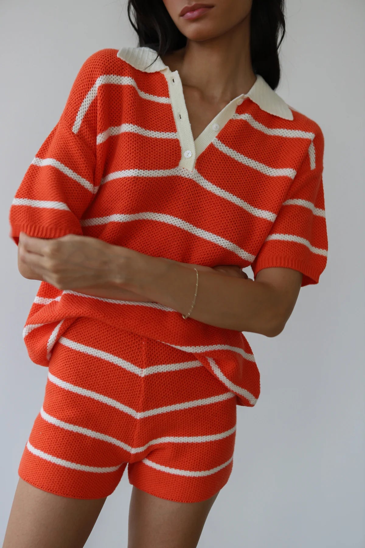 Dorie Oversized Polo Tops Callahan