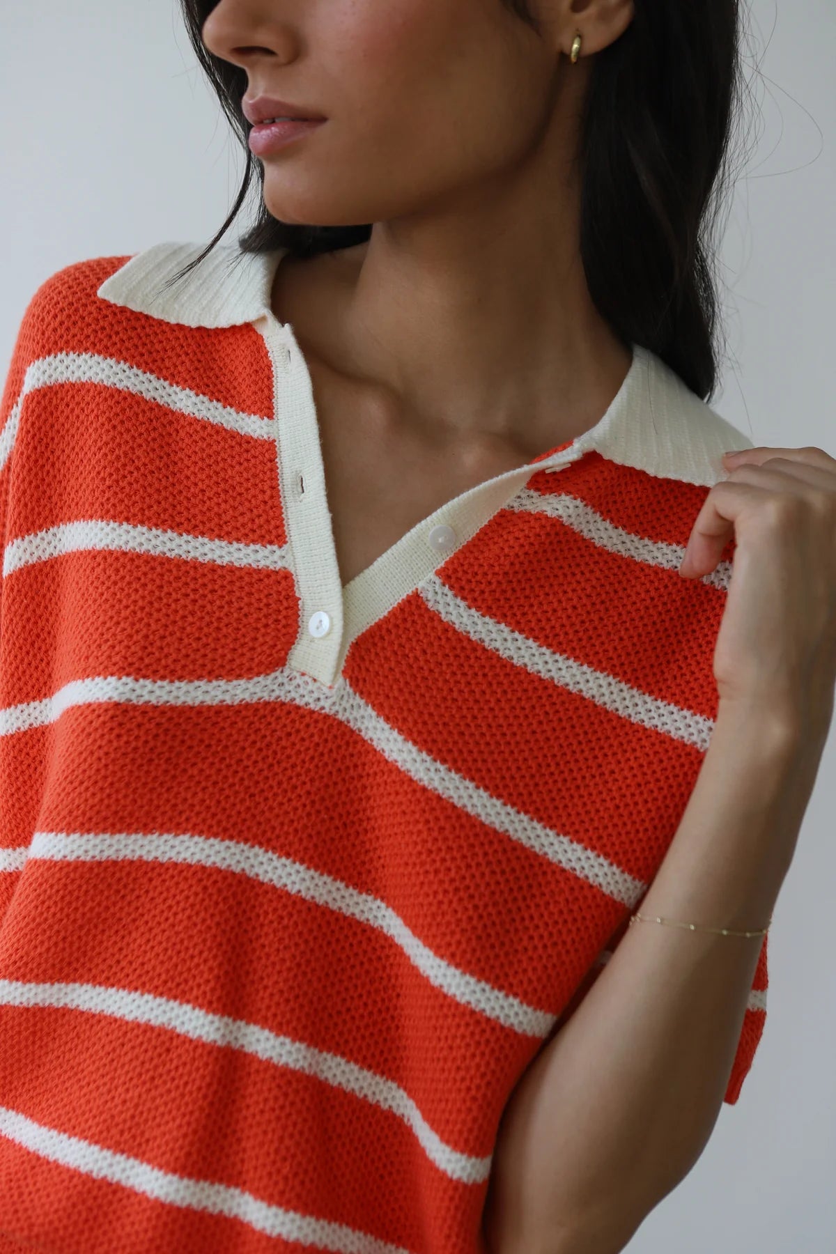 Dorie Oversized Polo Tops Callahan