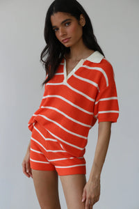 Dorie Oversized Polo Tops Callahan