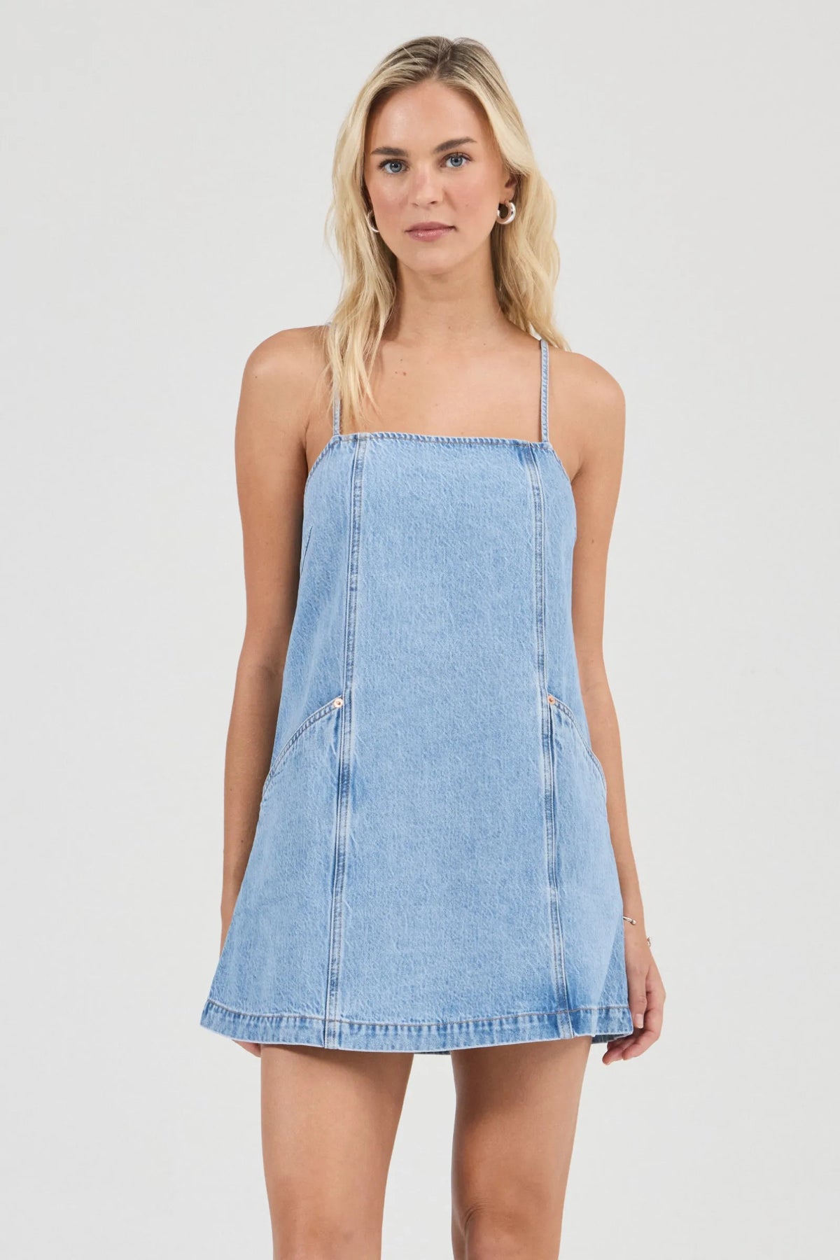 Deco Denim Cami Dress Dresses Rolla's