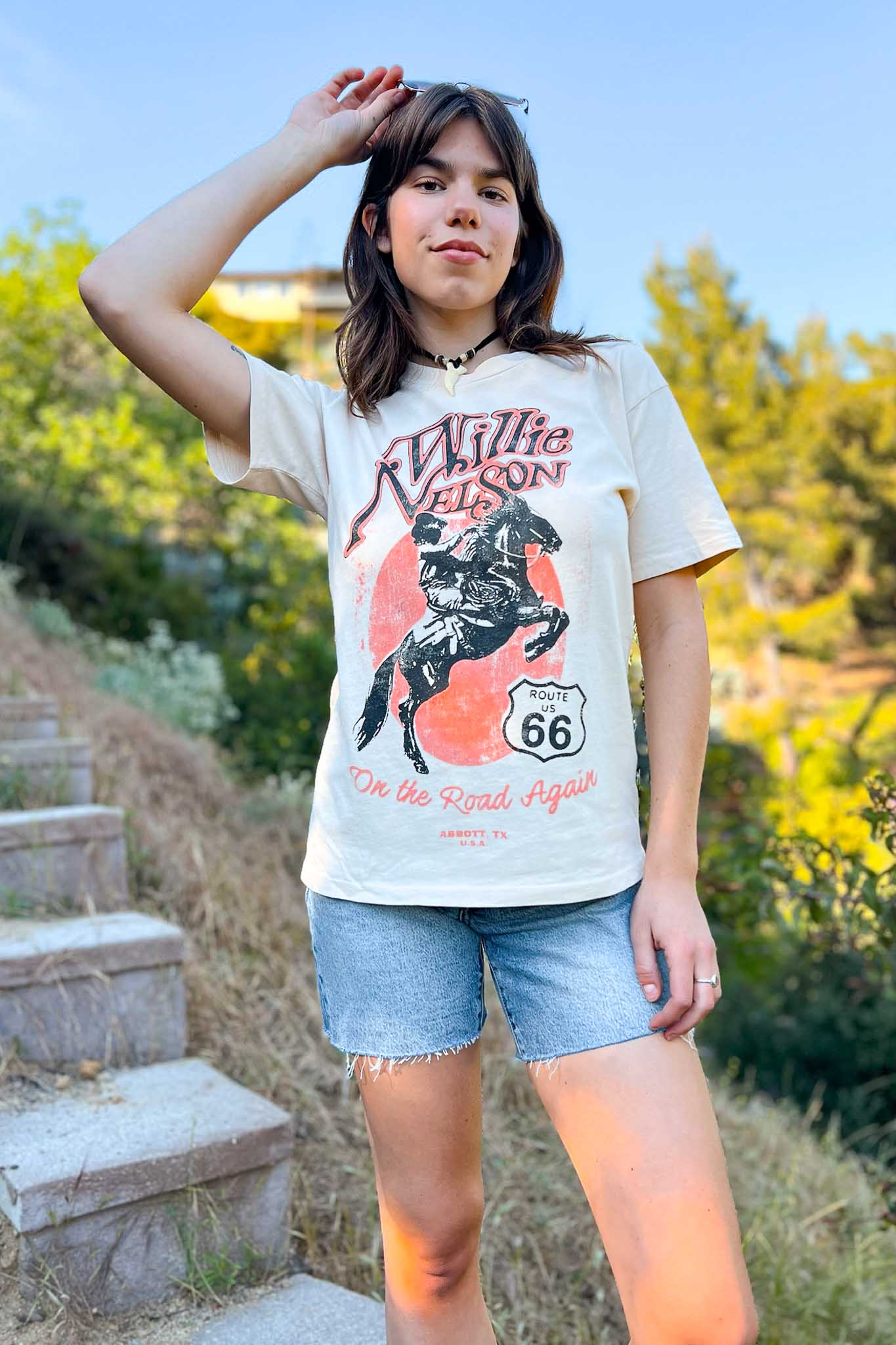 Willie Nelson Route 66 Weekend Tee Tops + Tees Daydreamer