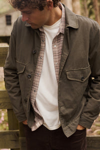 The Sawyer Waxed Trucker Jacket Outerwear Marine Layer