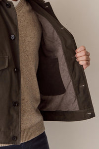 The Sawyer Waxed Trucker Jacket Outerwear Marine Layer