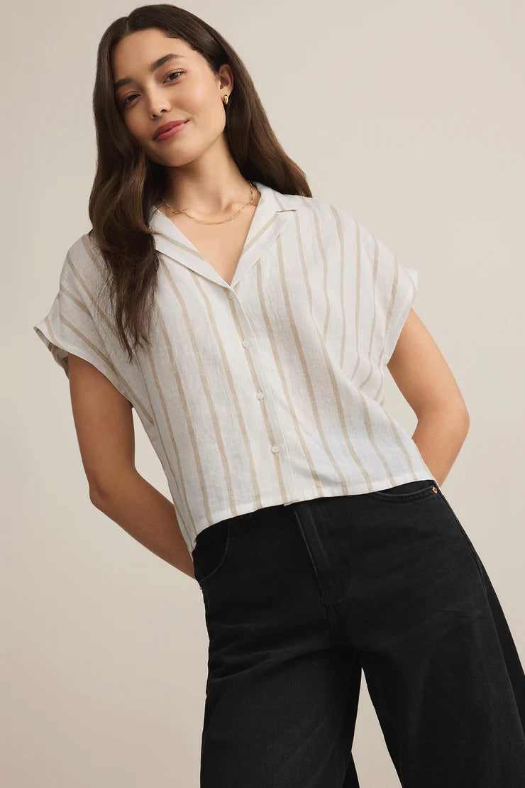 Parallel Button Down Top Tops Z Supply