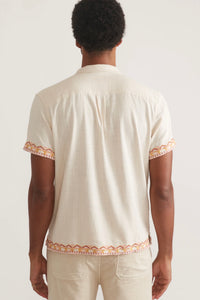 Embroidered Resort Shirt Tops Marine Layer